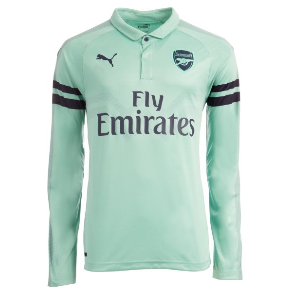 Arsenal Trikot Ausweich ML 2018-19 Grün Fussballtrikots Günstig